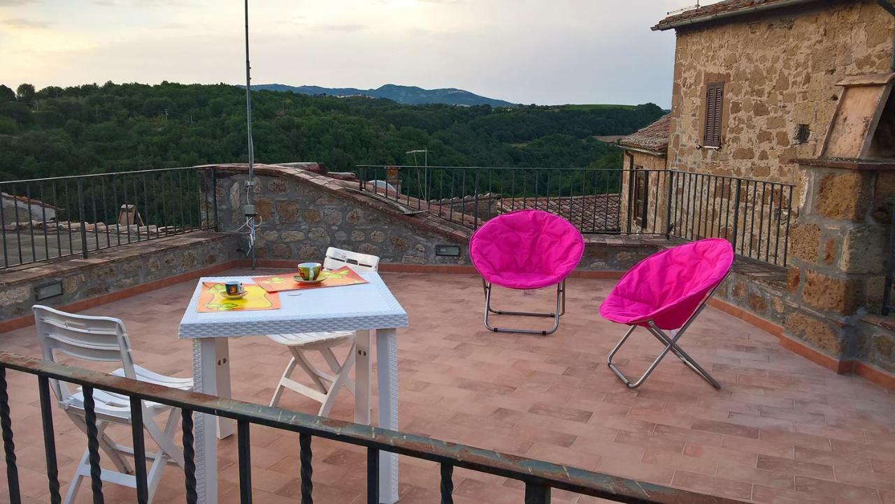 La Loggia Del Capitano - Rione Capisotto Apartment Pitigliano Ngoại thất bức ảnh